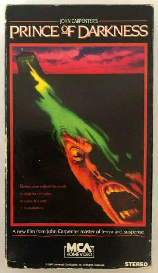 Prince Of Darkness Rare & Oop Horror Movie Mca Home Video Release Vhs