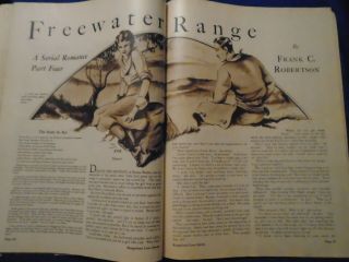 Rangeland Love Stories January 1933 Very Rare 1st Issue 7