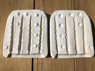 Ceramic 4 Icicles Mold Vintage Unbranded Rare