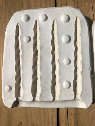 Ceramic 4 Icicles Mold Vintage Unbranded RARE 2