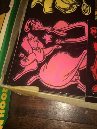 Vintage Rare Walt Disney Productions Colorforms Set Robin Hood Complete W/Box 5