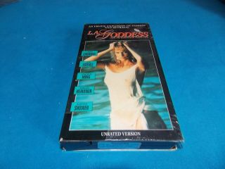 Vhs Movie L.  A.  Goddess Unrated Version Kathy Shower Erotic Thriller Very Rare