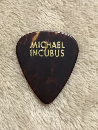 Incubus “michael Einziger” Vintage Tour Guitar Pick - Rare
