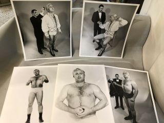 Rare 5 Dandy Jack Donovan Vintage Wrestling Photo’s.