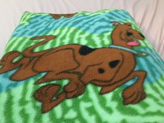 RARE Scooby Doo Snack Bone 1999 Throw Blanket 45.  5 