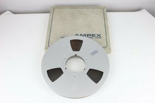 Rare Ampex 456 Grand Master 10.  5” Metal Reel With 1/2 " Tape - Recorded