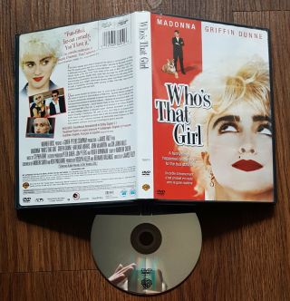 /519\ Whos That Girl Dvd From Warner Bros.  Rare & Oop (madonna,  Dunne,  Foley)