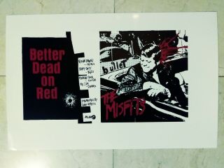 Misfits Unfolded Bullet Better Dead 45 Record Sleeve.  Rare 2nd Pressing Sleeve
