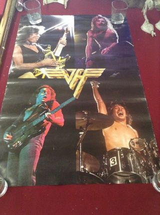 Van Halen - 1980 Rare Poster David Lee Roth