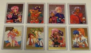 Revolutionary girl utena 1997 - 98,  Carddass Masters 3 set,  inserts,  phone card,  rare 4