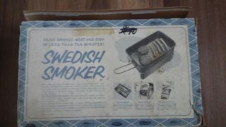 Vintage Abu - Roken Swedish Smoker Complete Made In Sweden Rare