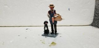 Trophy Toy Soldiers Of Wales Civilian Town & Country Butcher & Faithful Dog Rare