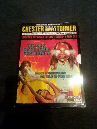 Rare Oop Black Devil Doll From Hell/tales From The Quadead Zone Massacre Video
