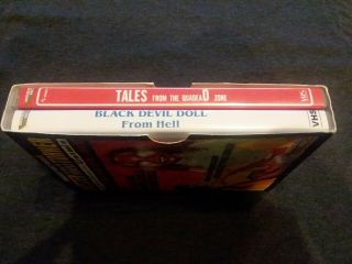RARE OOP BLACK DEVIL DOLL FROM HELL/TALES FROM THE QUADEAD ZONE MASSACRE VIDEO 4