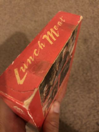 Lunch Meat VHS RARE Tapeworm video Monogram lunchmeat sov slasher 6