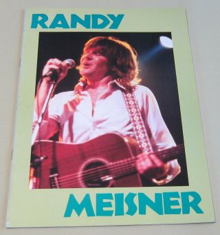 Randy Meisner 1983 Japan Concert Tour Program Book Rare