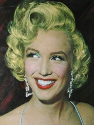 Rare Marilyn Monroe 7 Yr Itch? Film Debut Studio Promo 14 " X 26 " Colorized Warhol?