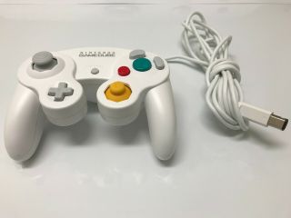 Rare Nintendo Gamecube Controller Japan White Long 8 