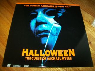 Halloween 6: The Curse Of Michael Myers Laserdisc Ld Widescreen Rare Part Six Vi