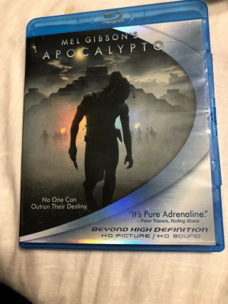 Apocalypto (reg.  A Usa Blu - Ray Disc,  2007) Oop Mel Gibson Rare S&h