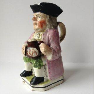 Rare Early Ralph Wood Type Large Toby Jug C1790.  Af