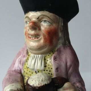RARE EARLY RALPH WOOD TYPE LARGE TOBY JUG C1790.  Af 2