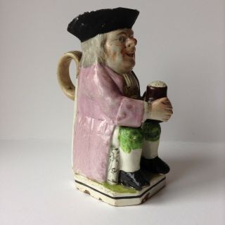 RARE EARLY RALPH WOOD TYPE LARGE TOBY JUG C1790.  Af 4
