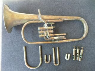 Rare Old French Alto Horn By Halari Sudre Around 1880 - Great Player