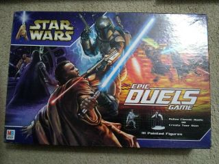 Star Wars Epic Duels Board Game Hasbro Milton Bradley 2002 Rare