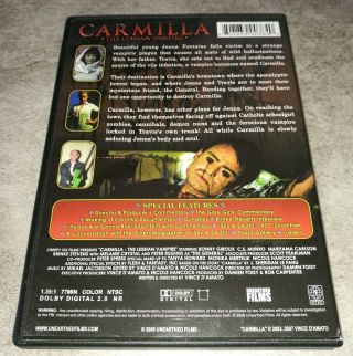 Carmilla The Lesbian Vampire DVD Rare Brinke Stevens Cult Horror UNEARTHED FILMS 2
