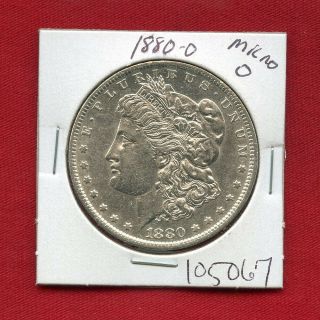 1880 Micro O Unc Morgan Silver Dollar 105067 Us Bu State Rare Gem