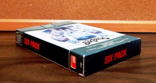 Six Pack (VHS 1982) CBS/FOX Home Video,  Kenny Rogers,  Diane Lane,  RARE BOOK BOX 4