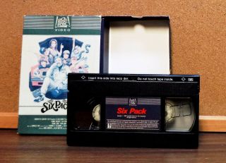 Six Pack (VHS 1982) CBS/FOX Home Video,  Kenny Rogers,  Diane Lane,  RARE BOOK BOX 5