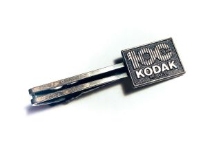 Kodak Products 100 Years Tie Clip Rare Vintage Badge Lapel Pin Film Photography