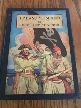 Rare Misprinted First Edition Treasure Island By Robert Louis Stevenson 1911