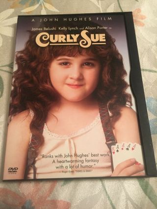 Curly Sue (dvd,  2003) James Belushi,  Kelly Lynch,  John Hughes; Rare/oop 1991