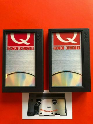 Rare Dcc Qdcc1 And Qdcc2 Digital Compact Cassette
