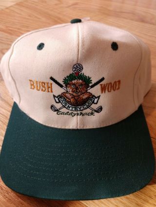 Rare Vintage Bushwood Country Club Gopher Caddyshack Movie Snapback Hat