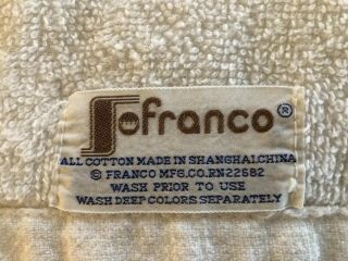 Rare Vintage Franco General Lee Dukes of Hazzard Beach Towel 1980 ' s 3