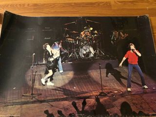 Rare Ac/dc 1979 Vintage Music Poster Concert Show Pace