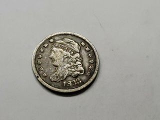 1833 Capped Bust Half Dime 5c Silver Half Dime Rare Date
