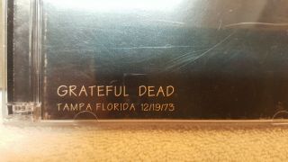 Grateful Dead Dick’s Picks Volume 1 CD Tampa Florida 12/19/73 Rare 2x Disc 2