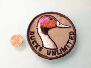 Vintage Ducks Unlimited Hunting Patch Rare Sew On Defective
