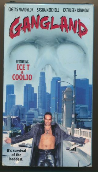 Gangland Ice T Coolio Post - Apocalyptic La Gang War Action Sci Fi Gem Rare Vhs