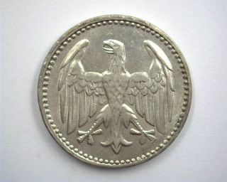 Germany 1924 Silver 3 Mark Choice Uncirculated Rare