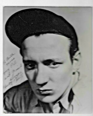 Rare Vintage Autographed Photos,  Huntz Hall & Gabriel Dell Of The Bowery Boys