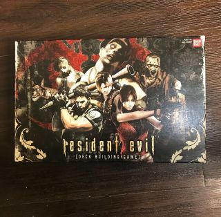 Resident Evil Deck Building Board Game Bandai Capcom Rare