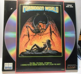 Forbidden World (1982) Laserdisc Rare Image Entertainment Roger Forman Excel.