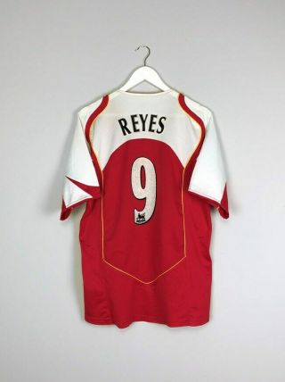 Jose Antonio Reyes Arsenal 2004/2005 Red Home Shirt Size Medium Rare Retro