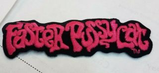 Faster Pussycat Patch Early 1992 Vintage Oop Rare Collectable